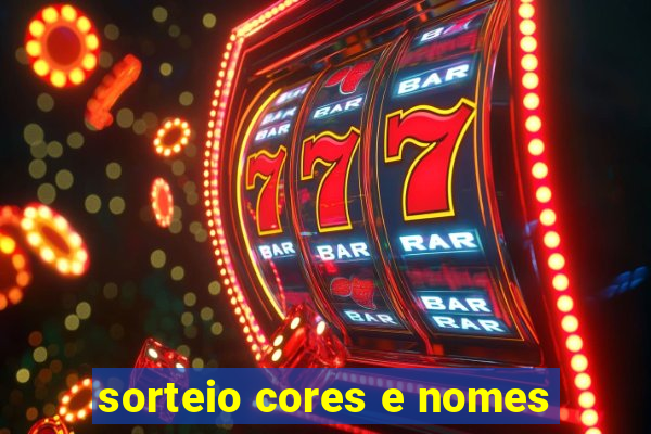 sorteio cores e nomes