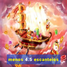 menos 4.5 escanteios