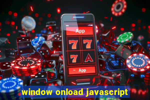 window onload javascript