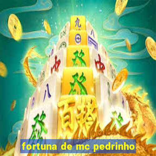 fortuna de mc pedrinho