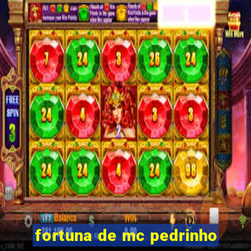 fortuna de mc pedrinho