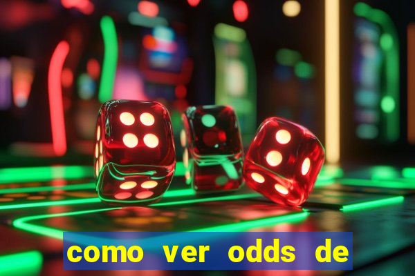 como ver odds de jogos passados