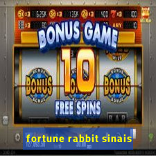 fortune rabbit sinais