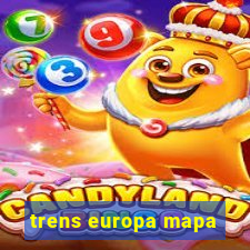 trens europa mapa