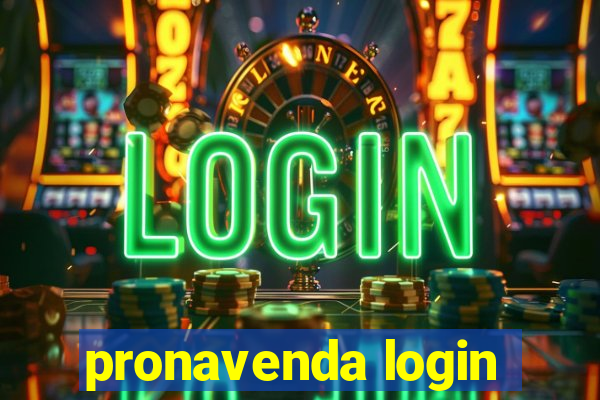 pronavenda login