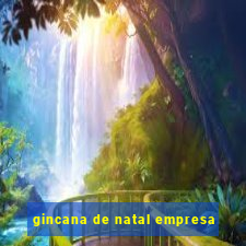 gincana de natal empresa