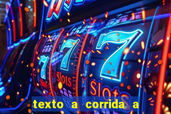 texto a corrida a lagarta lili