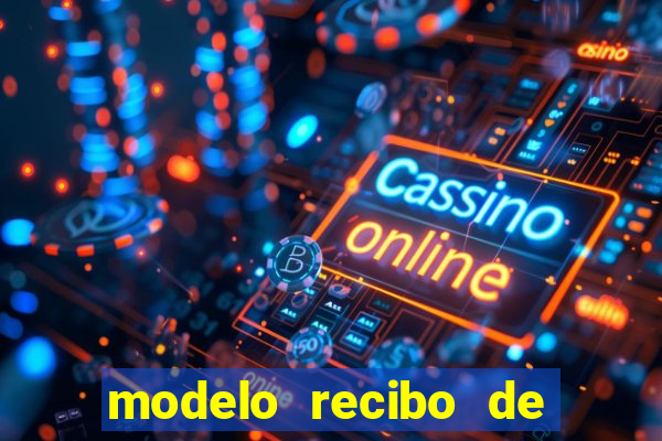 modelo recibo de pagamento autonomo