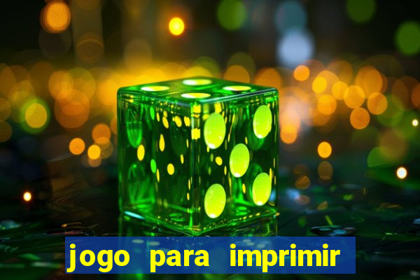 jogo para imprimir e montar