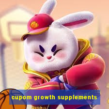 cupom growth supplements