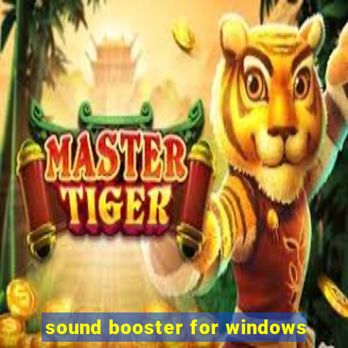 sound booster for windows