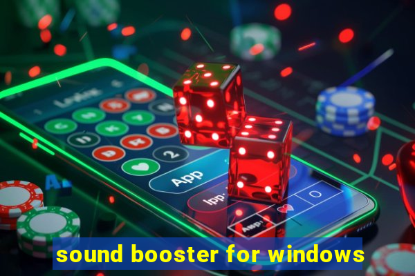 sound booster for windows