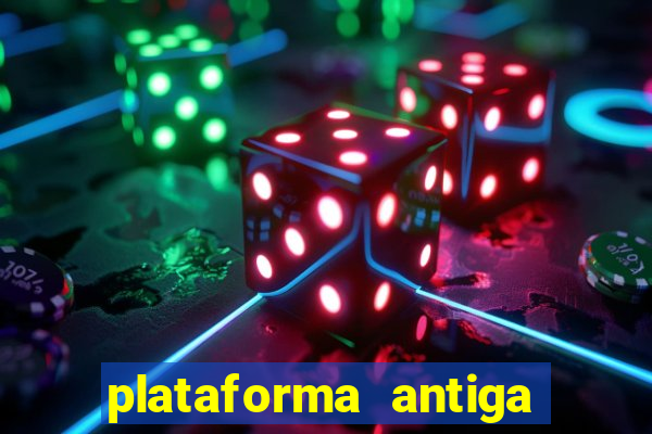 plataforma antiga de jogos