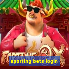 sporting bets login