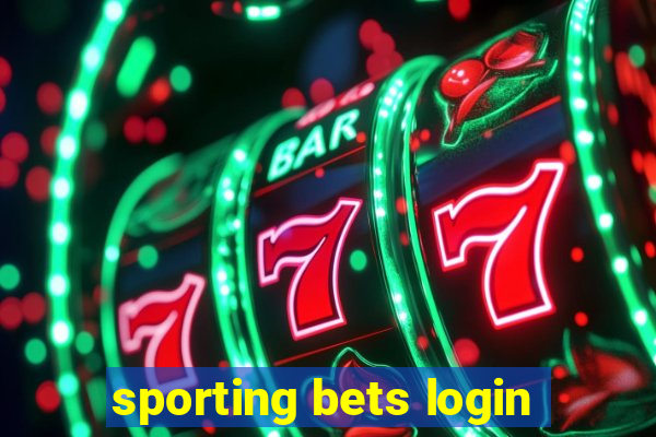 sporting bets login