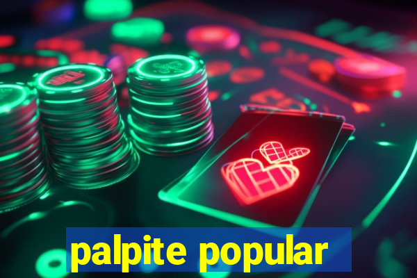 palpite popular