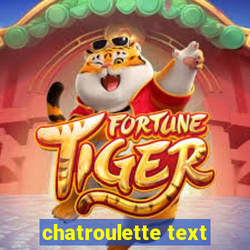 chatroulette text