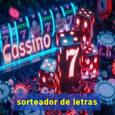 sorteador de letras