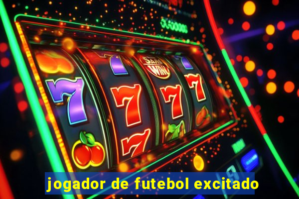 jogador de futebol excitado