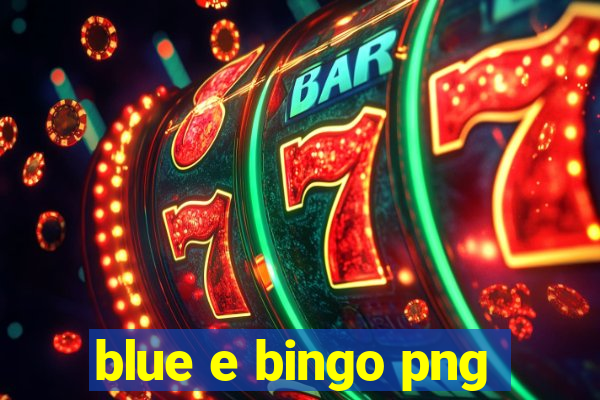 blue e bingo png