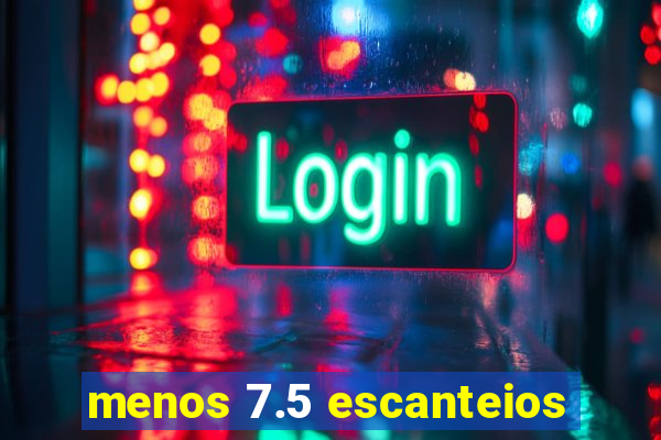 menos 7.5 escanteios