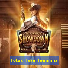 fotos fake feminina no espelho