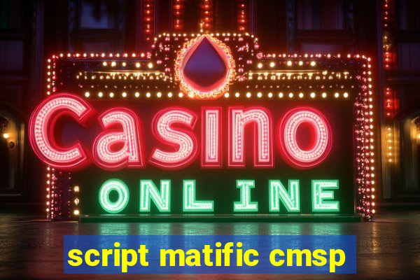 script matific cmsp