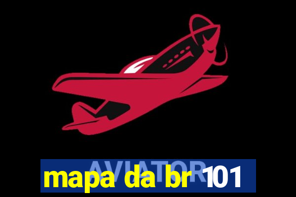 mapa da br 101