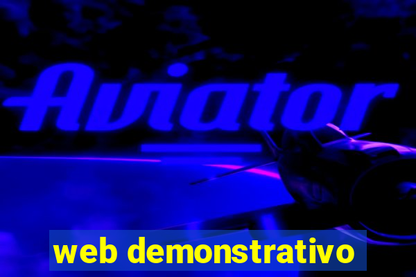 web demonstrativo