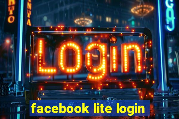 facebook lite login