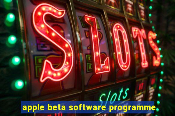 apple beta software programme