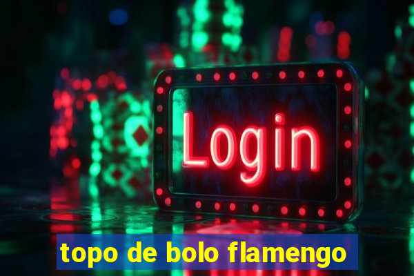 topo de bolo flamengo