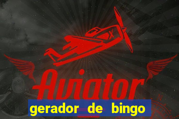 gerador de bingo cha de bebe