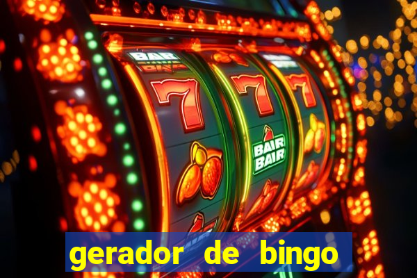 gerador de bingo cha de bebe