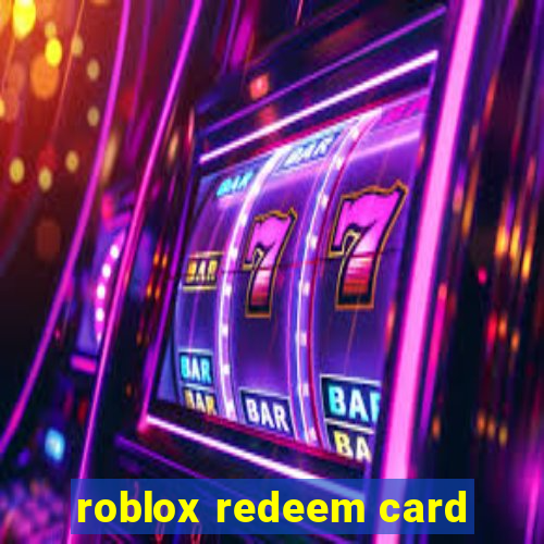 roblox redeem card