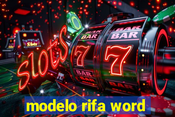 modelo rifa word