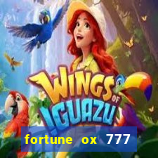 fortune ox 777 fortuna 77