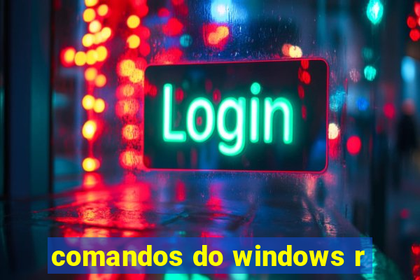 comandos do windows r