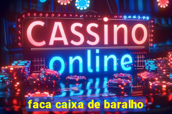 faca caixa de baralho