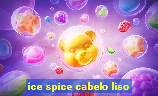 ice spice cabelo liso