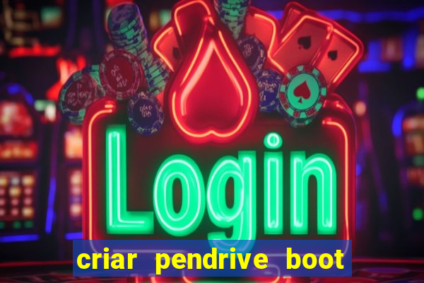 criar pendrive boot windows 10