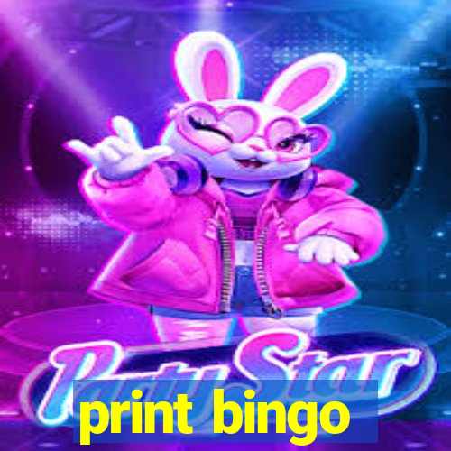 print bingo