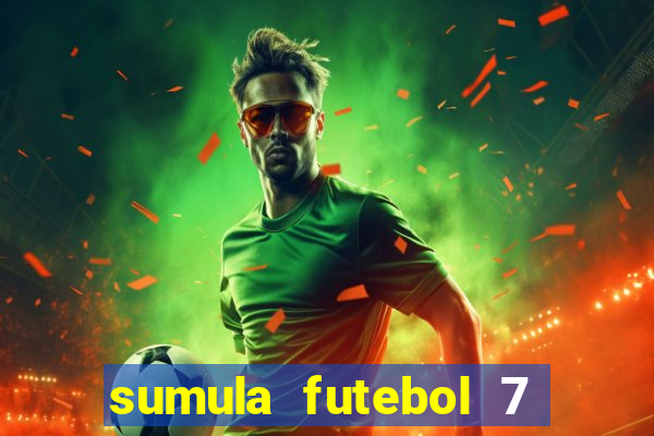 sumula futebol 7 society excel