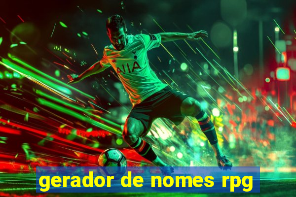 gerador de nomes rpg