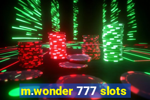 m.wonder 777 slots