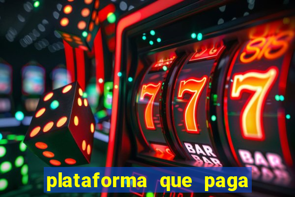 plataforma que paga no cadastro fortune tiger