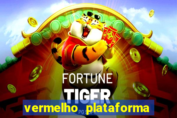 vermelho plataforma de jogos