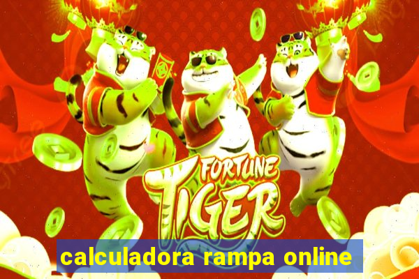 calculadora rampa online