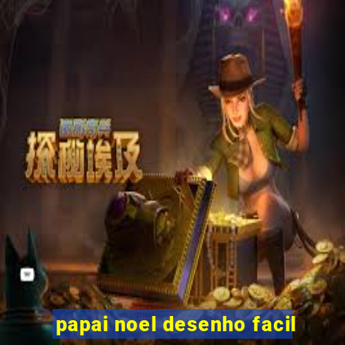 papai noel desenho facil