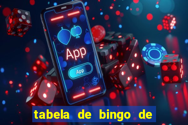 tabela de bingo de 1 a 100